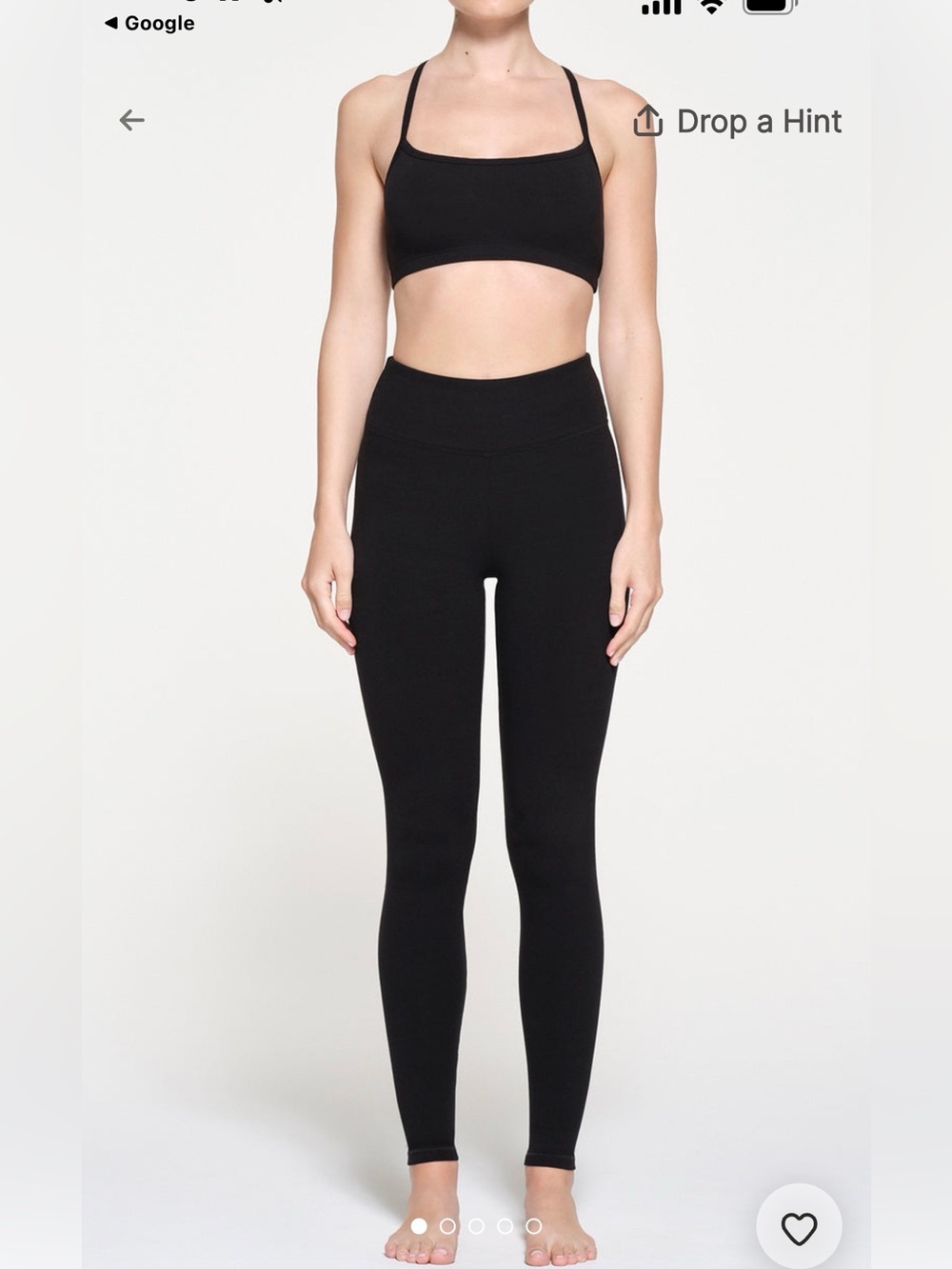 SKIMS Outdoor high waisted banded Leggings - Olive Green